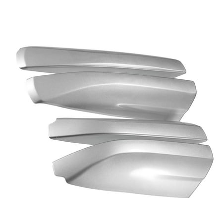 Unique Bargains 4 Pcs Roof Rack Rails End Cap Protection Cover Shell for Toyota Highlander 2008-2013 Plastic, Gray White