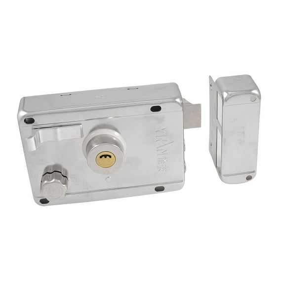 Unique Bargains Room Door Locking Deadbolt Rim Lock + 5 Keys