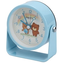Unique Bargains Rotatable Alarm Clock with Animal Pattern Blue 3.9"L x 1.7"W x 3.7"H