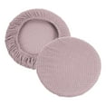 thumbnail image 1 of Unique Bargains Round Bar Stool Covers Washable Elastic Kitchen Living Room Cushion Cover Light Pink, 1 of 7