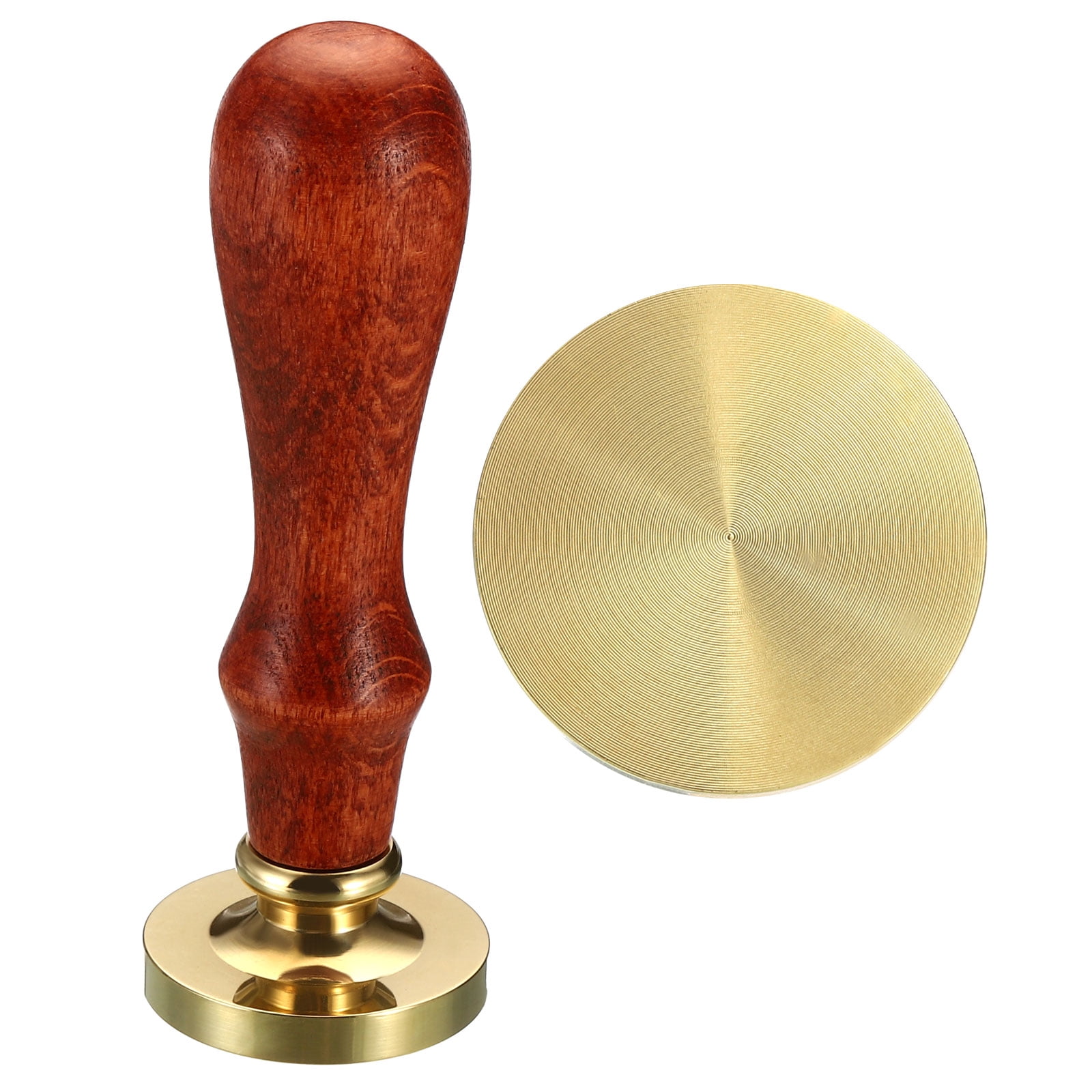 Unique Bargains Round Blank Wax Seal Stamp with Removable Brass Head 1.18"