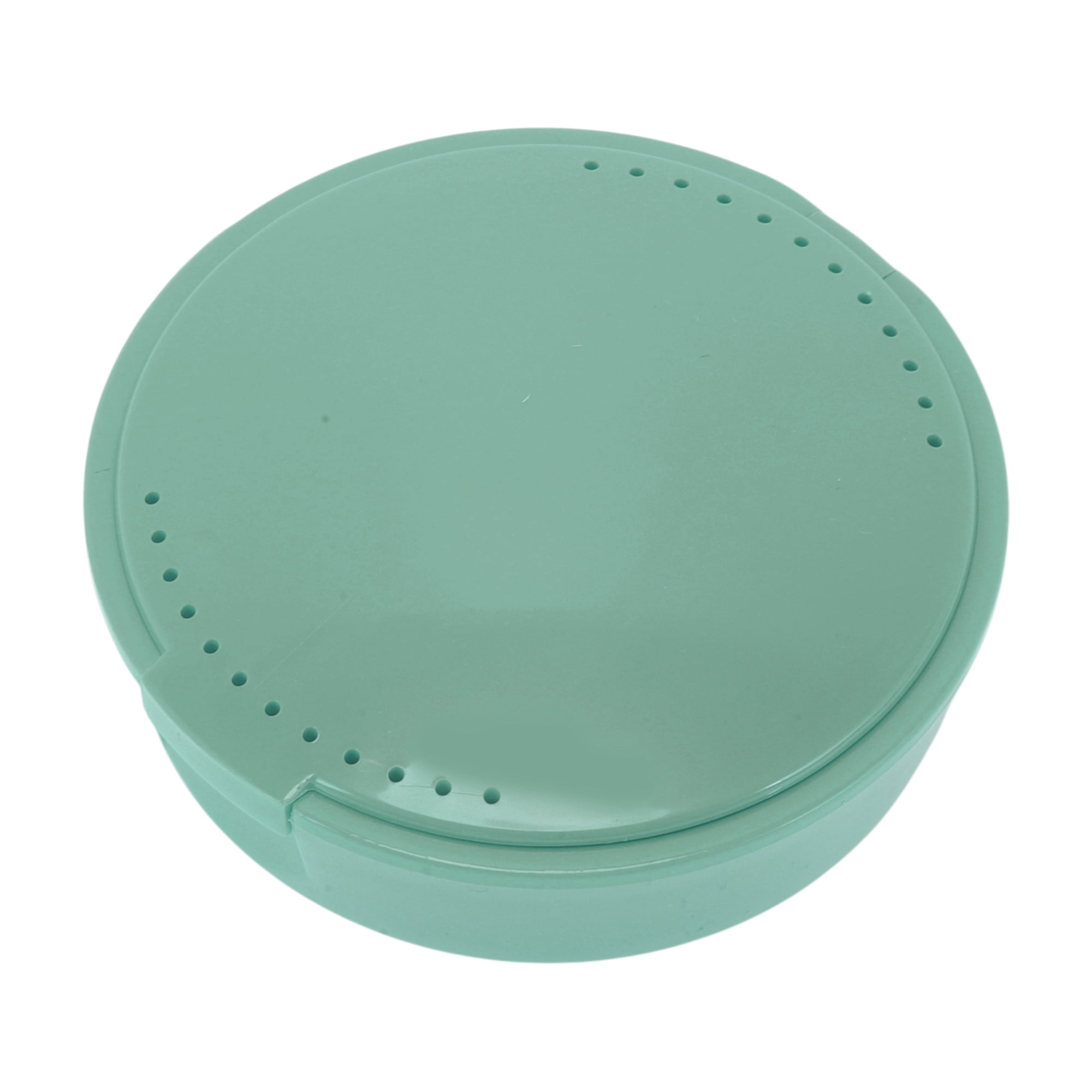 Unique Bargains Round Braces Box with Mirror 1 Pc Gray, Green
