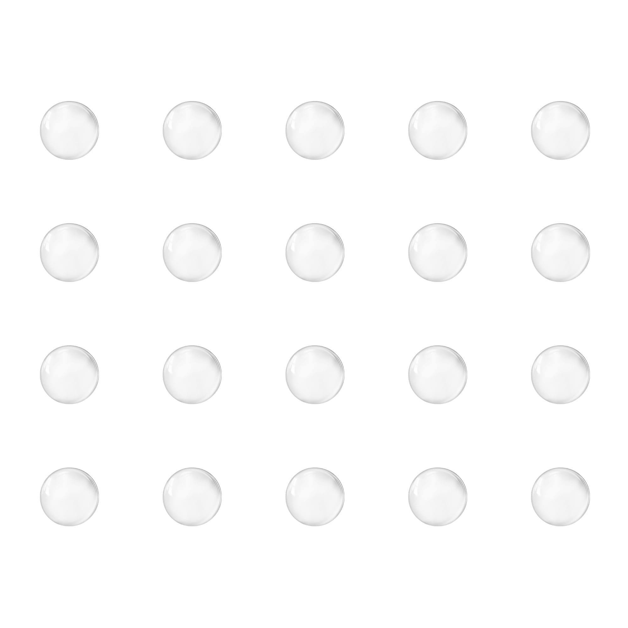 Unique Bargains Round Clear Glass Ball Boiling Stones Soda Lime Glass Beads 0.12 in