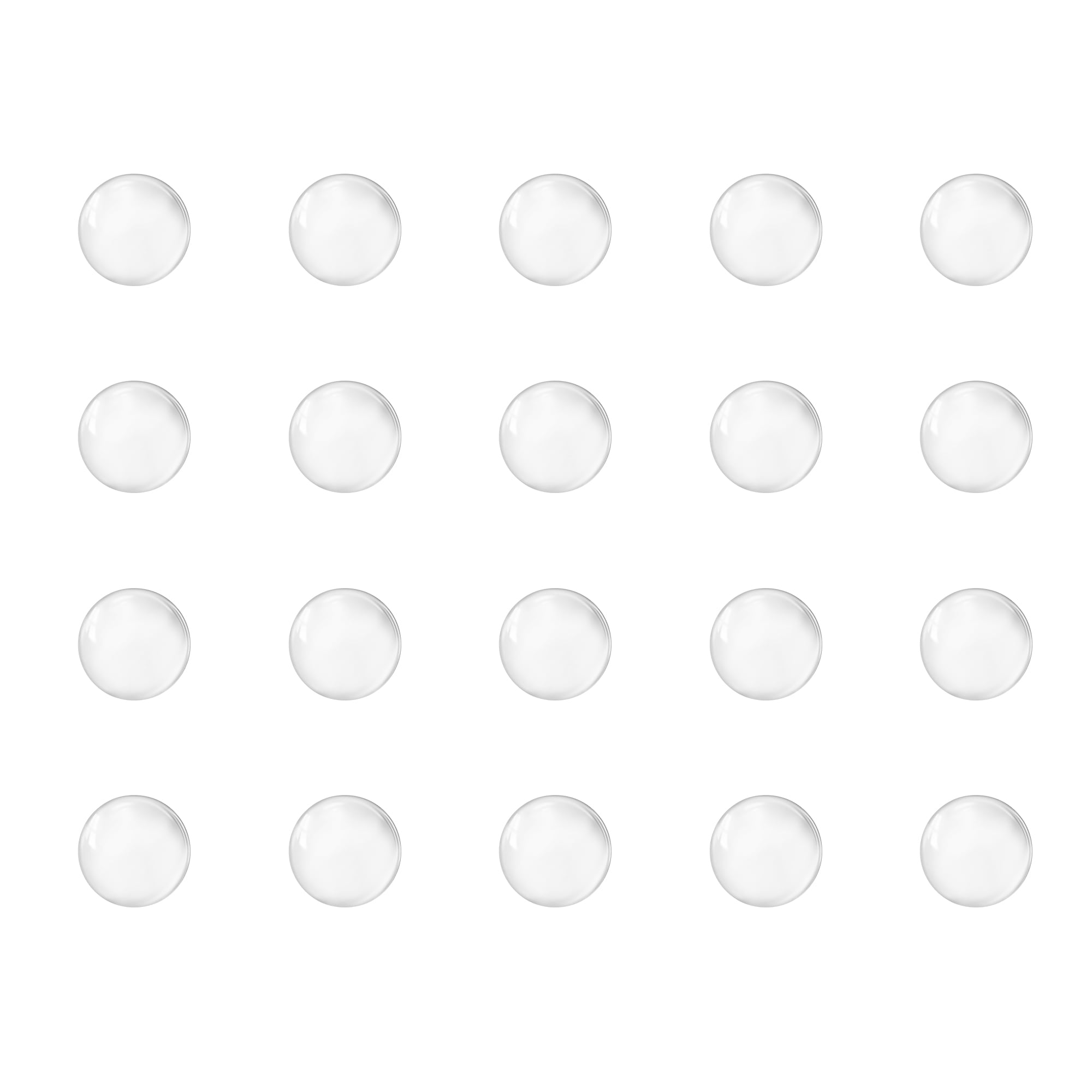 Unique Bargains Round Clear Glass Ball Boiling Stones Soda Lime Glass Beads 0.16 in
