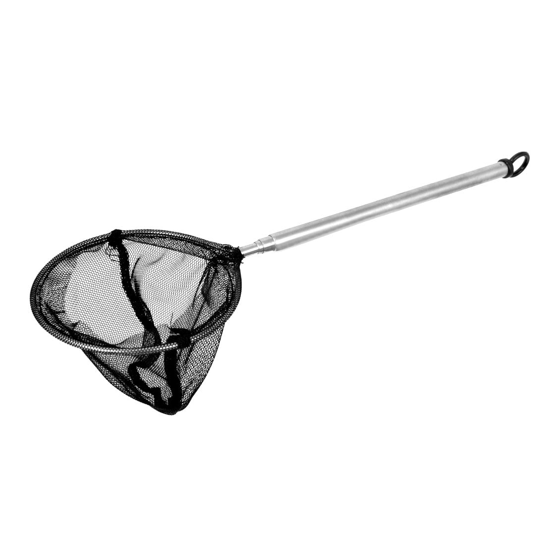 Unique Bargains Round Frame Telescopic Handle Nylon Goldfish Landing Net for Aquarium