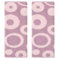 thumbnail image 1 of Unique Bargains Round Geometric Pattern Hand Towel Cotton Kitchen Towel Purple 2-Piece, 1 of 5