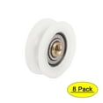 thumbnail image 1 of Unique Bargains Round Groove Nylon Pulley Wheels Roller 8Pcs for 5mm Rope, 1 of 4