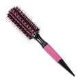 thumbnail image 1 of Unique Bargains Round Hair Brush Hair Brushes for Women Nylon Bristle Pins Round Brush Pink 10.04"x1.97", 1 of 6