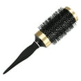 thumbnail image 1 of Unique Bargains Round Hair Brush Nano Thermal Ceramic for Hair Drying Styling Curling for Men and Women Black 50mm, 1 of 6