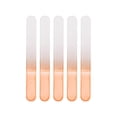 thumbnail image 1 of Unique Bargains Round Head Glass Nail Files 5 Pcs Orange, 1 of 6
