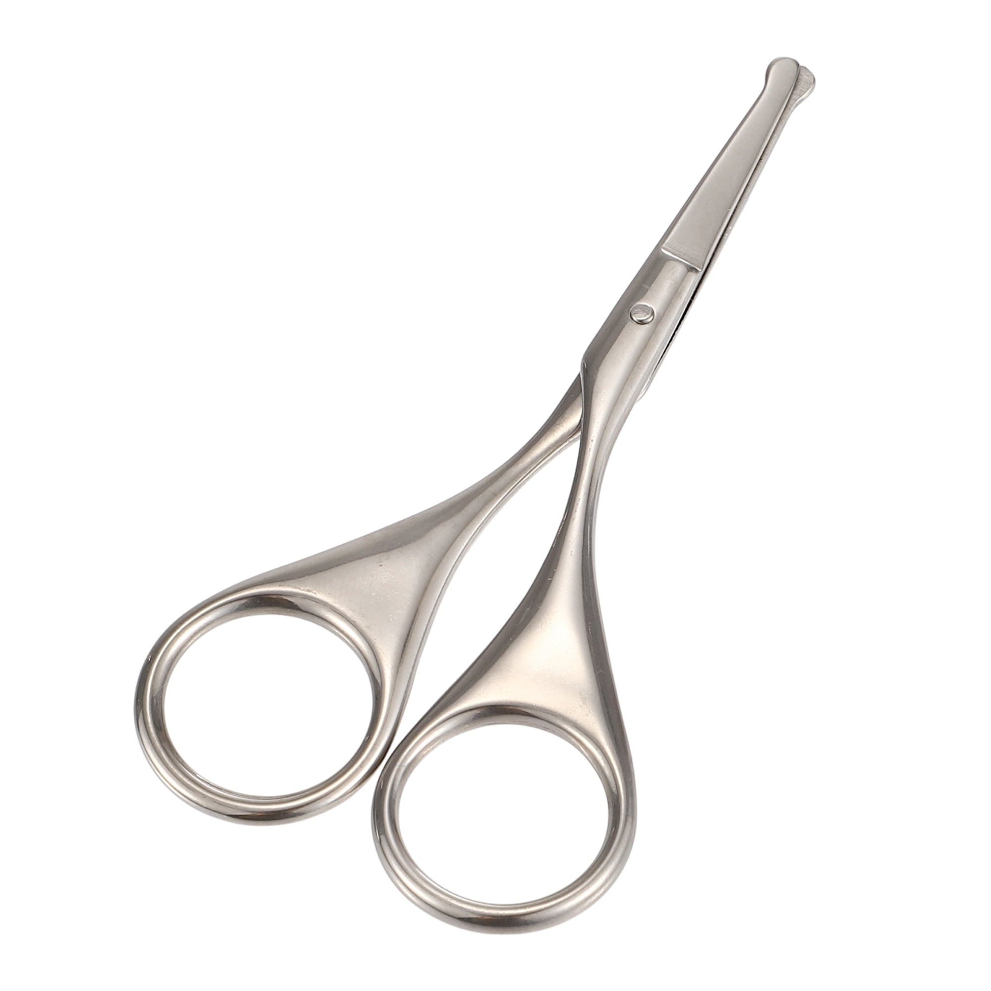Unique Bargains Round Head Nose Hair Tweezers Stainless Steel Trimmer 3.86"x1.93"