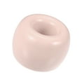 thumbnail image 1 of Unique Bargains Round Mini Ceramic Toothbrush Holder Pink 1.65"x1.18" Electric Toothbrush Holder for Bathroom, 1 of 8