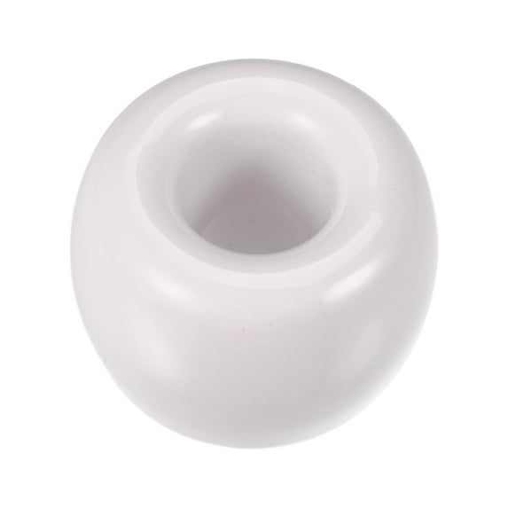 Unique Bargains Round Mini Ceramic Toothbrush Holder Purple 1.65"x1.18" Electric Toothbrush Holder for Bathroom