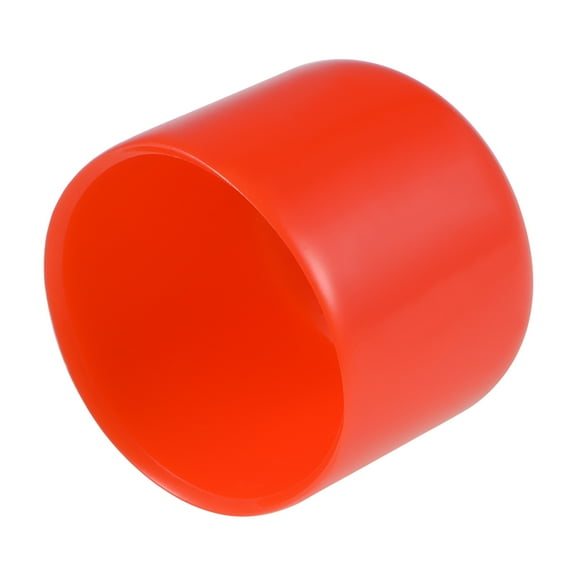 Unique Bargains Round Red Vinyl End Cap Screw Thread Protectors Rubber Cover Caps 1.34" ID Red 15pcs