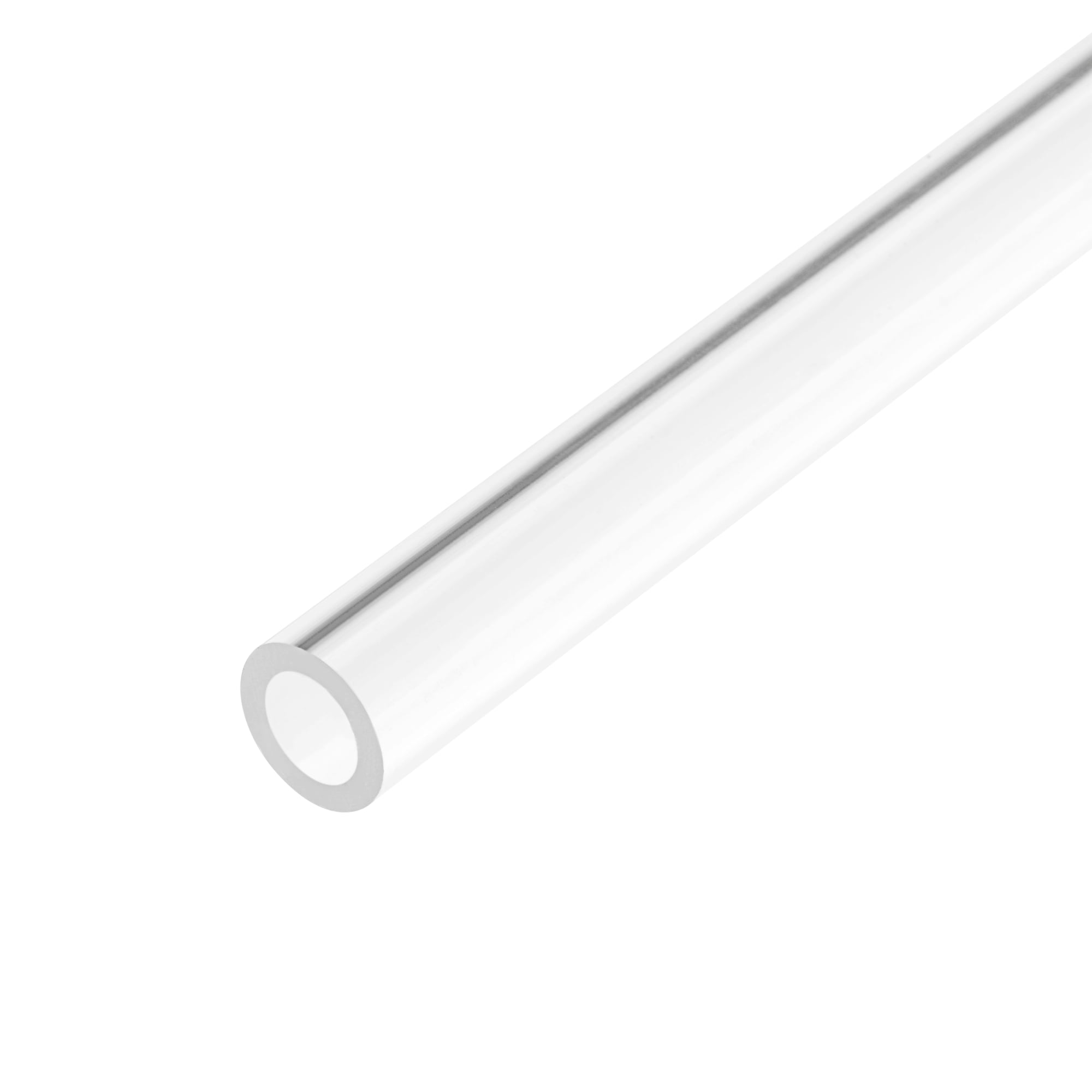 Unique Bargains Rigid Acrylic Pipes Round Tube 0.25" ID x 0.40" OD x 19.69" L