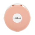thumbnail image 1 of Unique Bargains Round Single-Layer Multi-Function Jewelry Box Organizer Coral Pink, 1 of 5