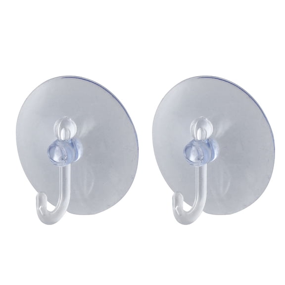 Unique Bargains Rubber Cloth Towels Holder Glass Wall Window Hanging Suction Cup Hook