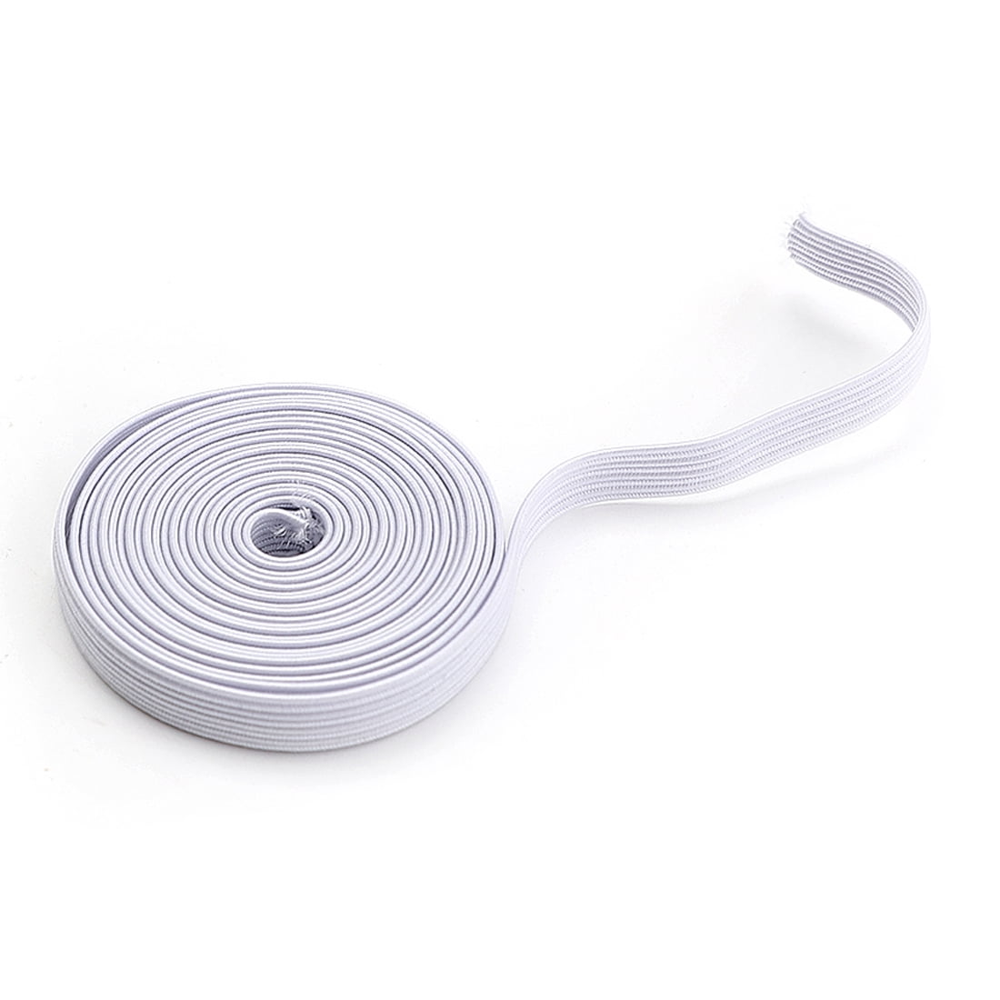 Unique Bargains Rubber Elastic White String Sewing Pants Band, 6.6Ft