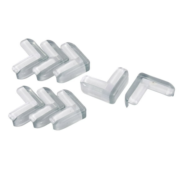 Unique Bargains Rubber Glass Table Desk Cupboard Corner Cushion Cover Protector Bumper 8pcs