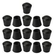 Unique Bargains Rubber Leg Cap Tip Cup Feet Cover 0.47" Inner Dia 16 Pcs for Furniture Table