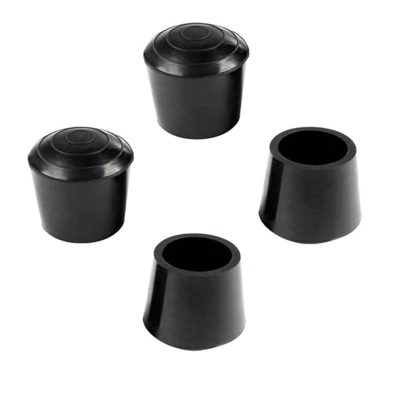 Unique Bargains Rubber Leg Cap End Tip Furniture Feet Protector 1.26" Inner Dia 4Pcs