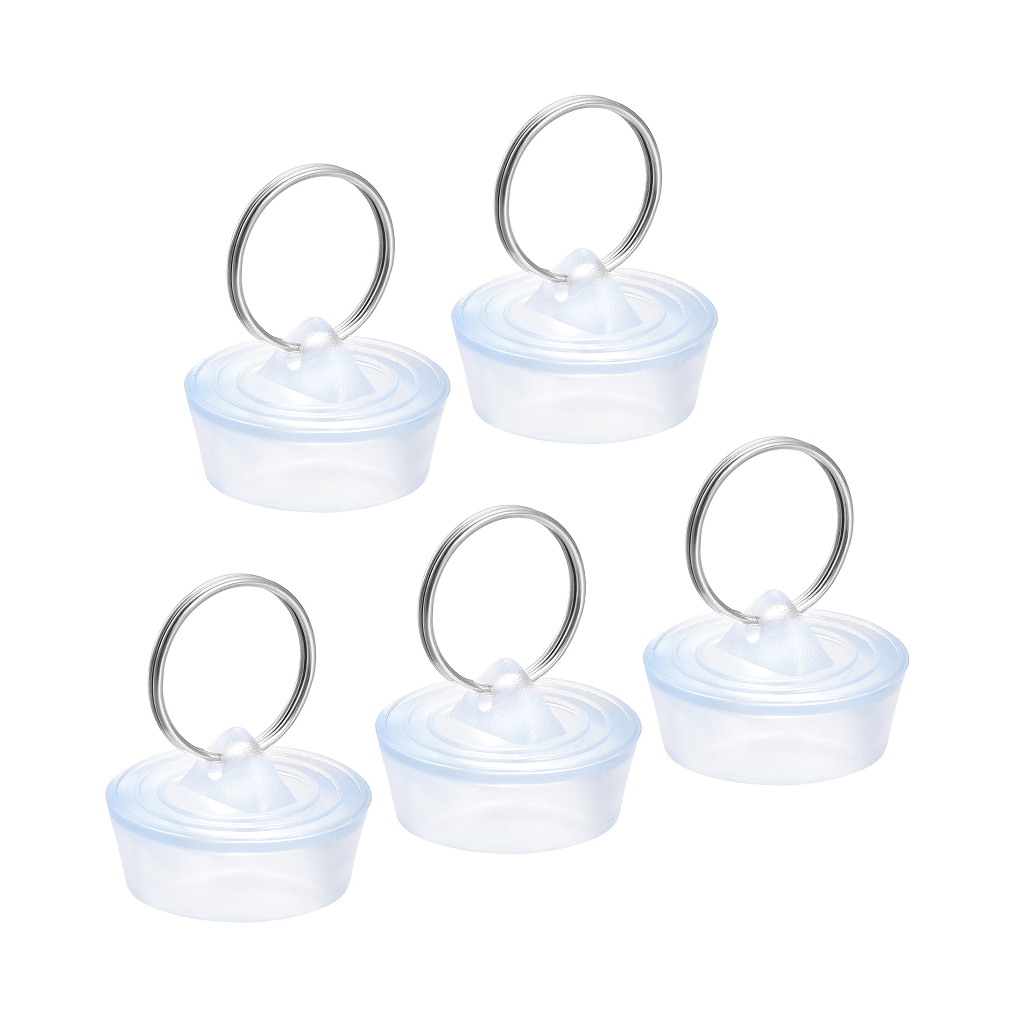 Unique Bargains Rubber Sink Plug Drain Stopper Hanging Ring Bathroom Fit 1-1/8" to 1-1/4" Drain
