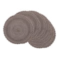 thumbnail image 1 of Unique Bargains Rustic Placemats Set of 6 Placemats Kitchen Table Mat Coffee, 1 of 6