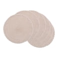 thumbnail image 1 of Unique Bargains Rustic Placemats Set of 6 Placemats Kitchen Table Mat Cream, 1 of 6