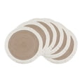 thumbnail image 1 of Unique Bargains Rustic Rattan Place Mats Set of 6 for Dining Table Decor Coffee 15x15in, 1 of 6