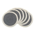 thumbnail image 1 of Unique Bargains Rustic Rattan Place Mats Set of 6 for Dining Table Decor Dark Gray 15x15in, 1 of 6