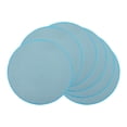 thumbnail image 1 of Unique Bargains Rustic Round Placemats 6Pcs Woven Placemats Blue 15x15inch, 1 of 6