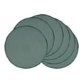 thumbnail image 1 of Unique Bargains Rustic Round Placemats 6Pcs Woven Placemats Green 15x15inch, 1 of 6