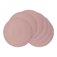 thumbnail image 1 of Unique Bargains Rustic Round Placemats 6Pcs Woven Placemats Pink 15x15inch, 1 of 6