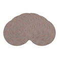 thumbnail image 1 of Unique Bargains Rustic Set of 6 Round Placemats for Dining Table Decor Coffee, 1 of 6