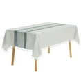 thumbnail image 1 of Unique Bargains Rustic Tablecloth Cotton Linen Waterproof Table Cover with Tassels, Grey 39"x63", 1 of 5