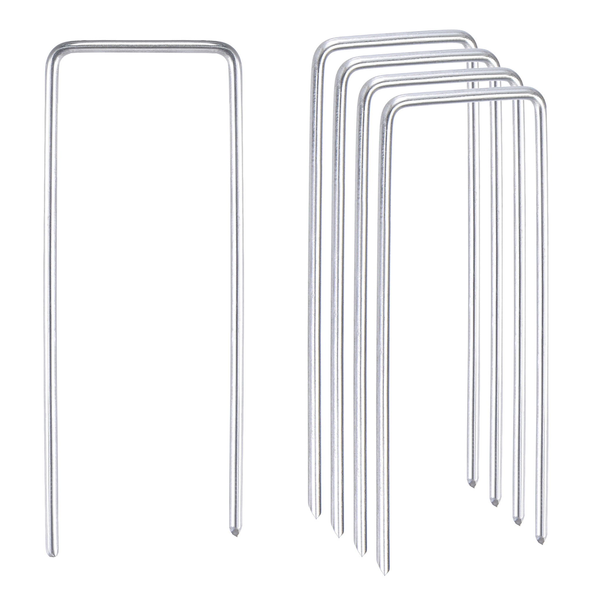 Unique Bargains Rustproof Garden Landscape Pins Camping Securing Staples Galvanized