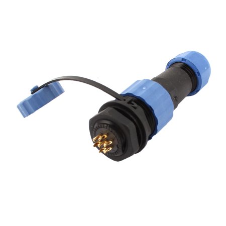 Unique Bargains SD16 16mm 7 Pin Waterproof Aviation Plug Socket Cable Connector IP68
