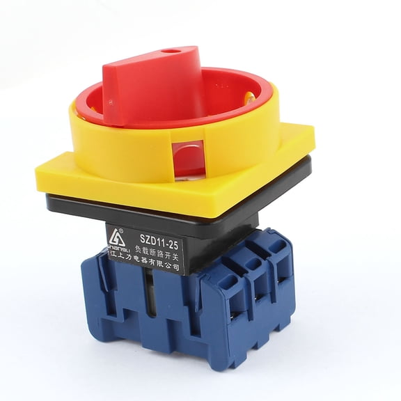 Unique Bargains SZD11-25A 660V 25A 12 Terminals Terminal Universal Rotary Changeover Switch