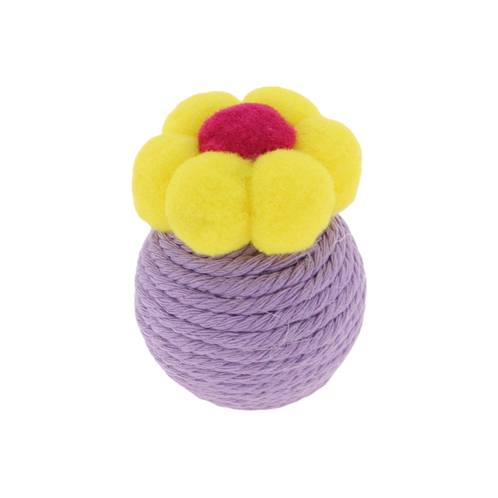 Unique Bargains Safe Teeth Cleaning Chew Balls Purple