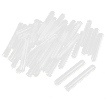 Unique Bargains Sample Storage Container Vial Tubing Liquid Test Tube Clear 100Pcs