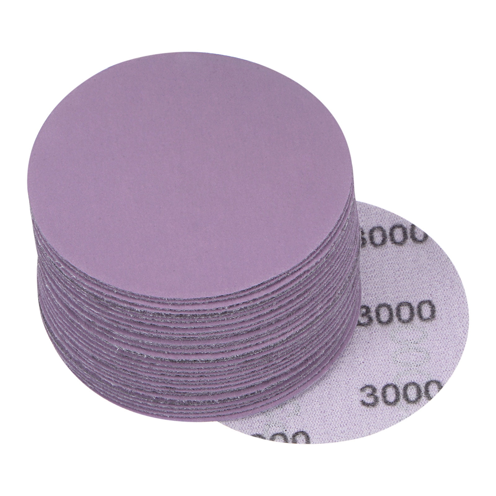 Unique Bargains Sanding Discs Hook & Loop Aluminum Oxide Sandpaper 3000 Grit