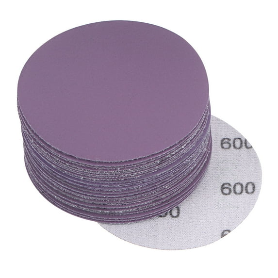 Unique Bargains Sanding Discs Hook & Loop Aluminum Oxide Sandpaper 600 Grit