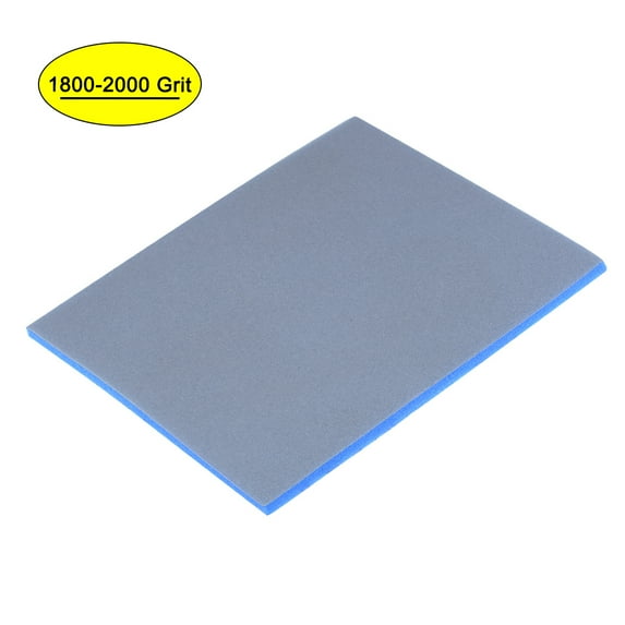 Unique Bargains Sanding Sponge Block,1800-2000 Grit, 138mm x 114mm x 4mm