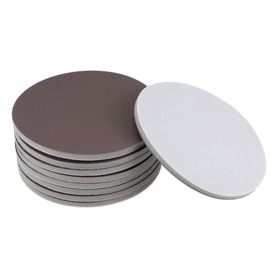 Unique Bargains Sanding Sponge Hook and Loop Sanding Disc Corundum 5 Inch 8001000 Grit 9 Pcs