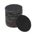 thumbnail image 1 of Unique Bargains Sandpaper Hook & Loop Sanding Sheets 50x50mm Black 60 Grit Round Efficient Grinding and Polishing Automobile Manufacturing and Repair Metal Processing, 1 of 7