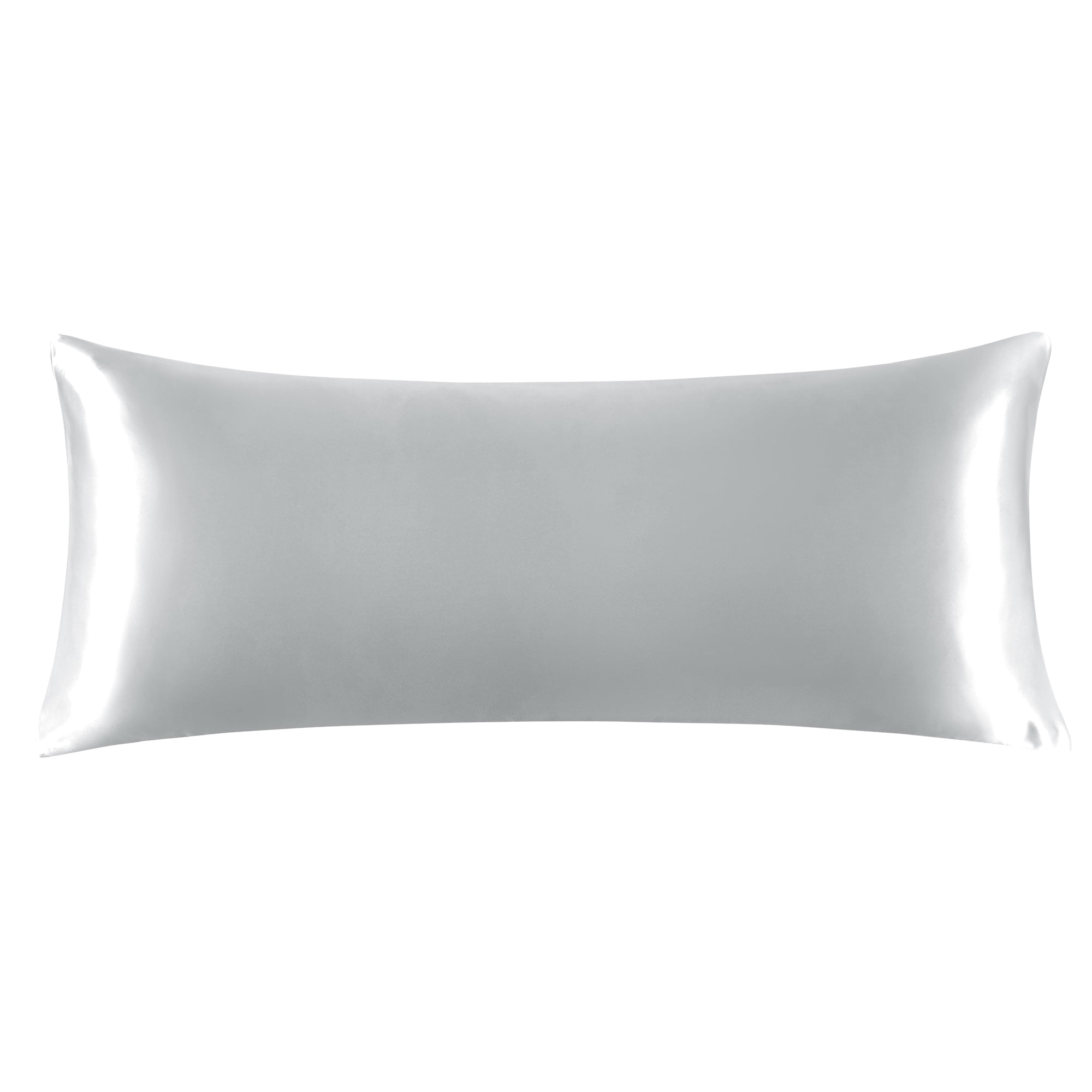Unique Bargains Satin Envelope Closure Body Pillowcases Silver 20"x72" 1 PC