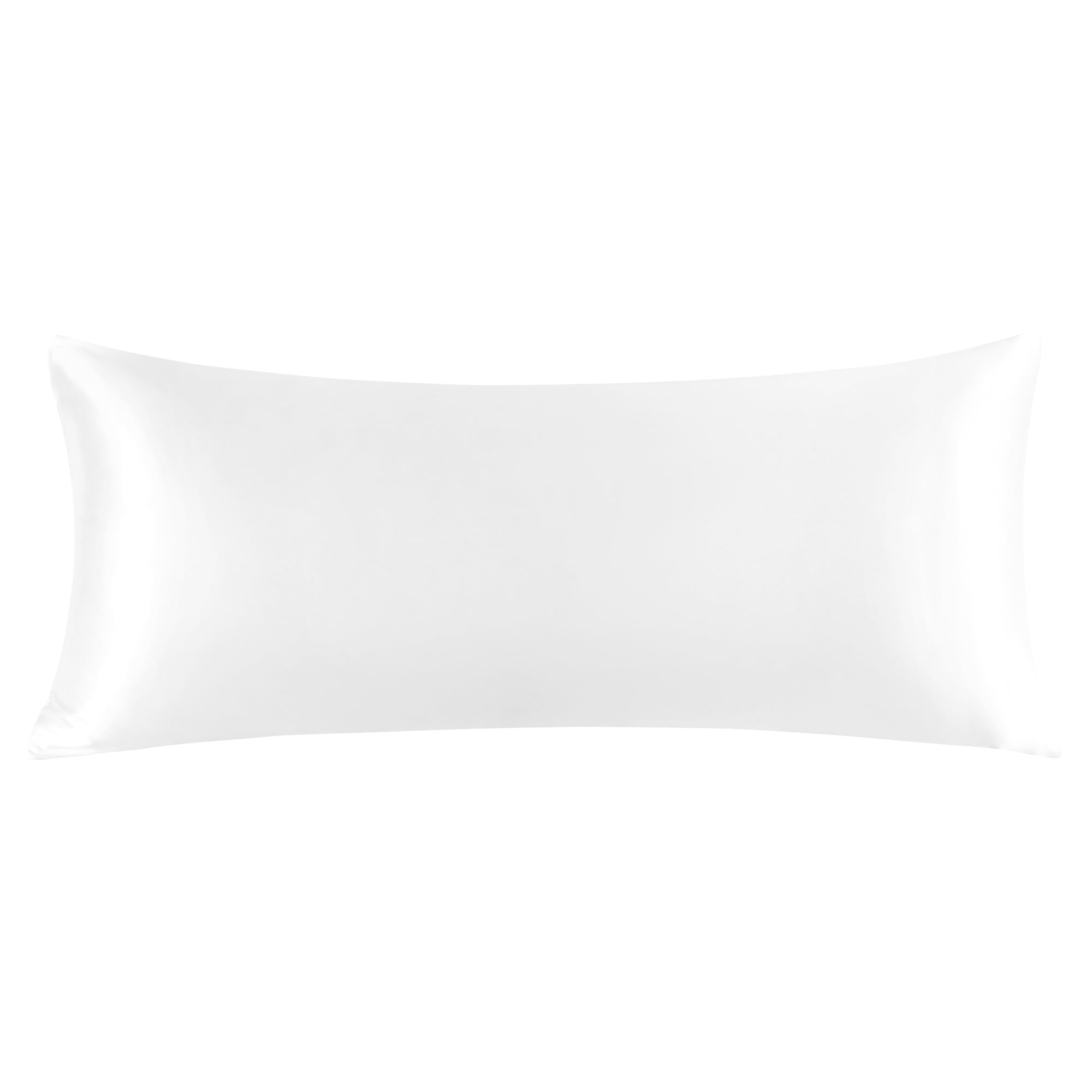 Unique Bargains 1 PC Satin Envelope Closure Body Pillowcases White 20"x72"