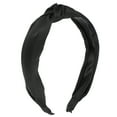 thumbnail image 1 of Unique Bargains Satin Knot Headband Hairband for Women 1.2 Inch Wide Black, 1 of 7