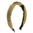 thumbnail image 1 of Unique Bargains Satin Knot Headband Hairband for Women 1.2 Inch Wide Brown, 1 of 7