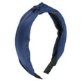 thumbnail image 1 of Unique Bargains Satin Knot Headband Hairband for Women 1.2 Inch Wide Navy Blue, 1 of 7